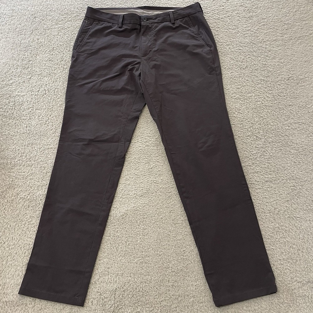 Vineyard Vines OTG Pant Mens 33x30 (Fits 34x30) Gray Blue On The Go Performance